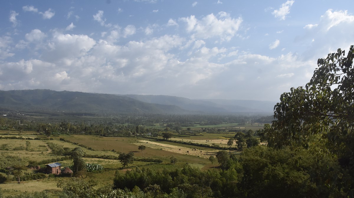 Etiopien landskapsvy